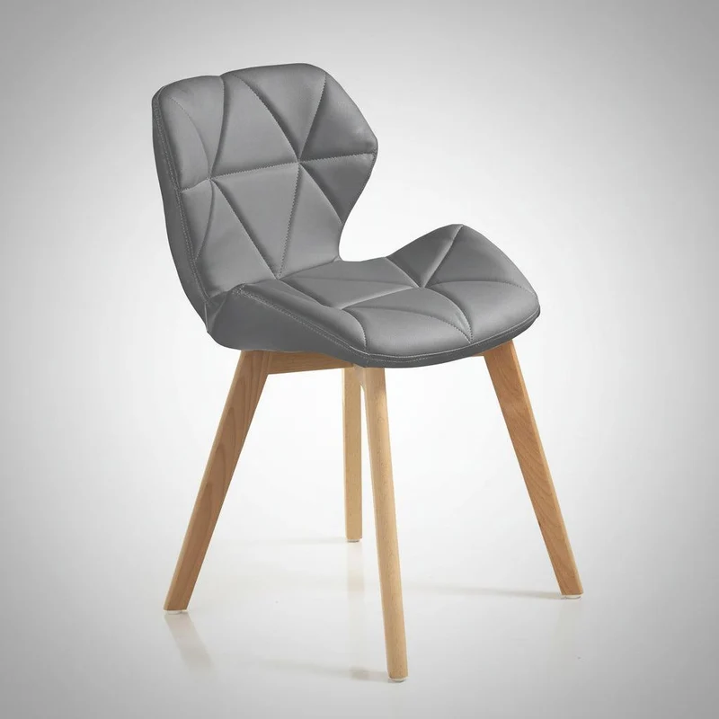 Coppia sedie imbottite Eleanor Grey