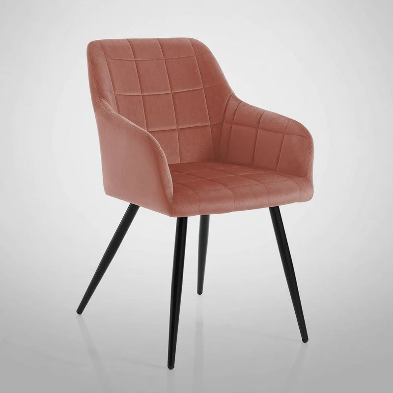 Coppia sedie imbottite Ferrand Pink