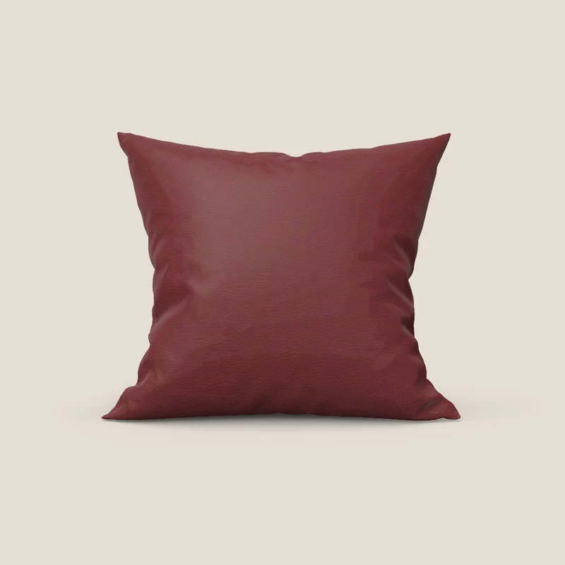 Florida cuscino disponibile in diversi colori realizzato in ecopelle resistente impermeabile T04 bordeaux