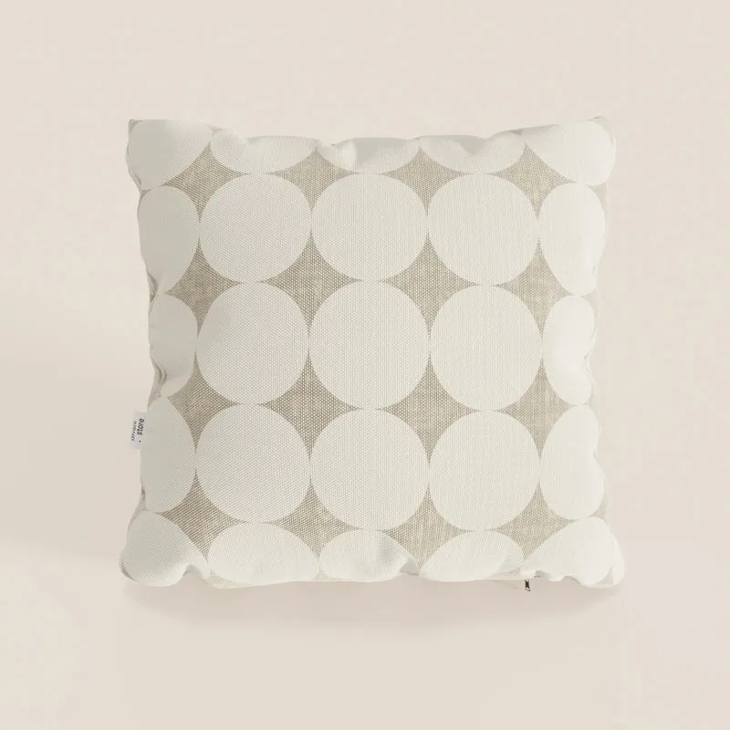 Dot cuscini geometrici disponibile in diversi colori in tessuto Idrorepellente bianco