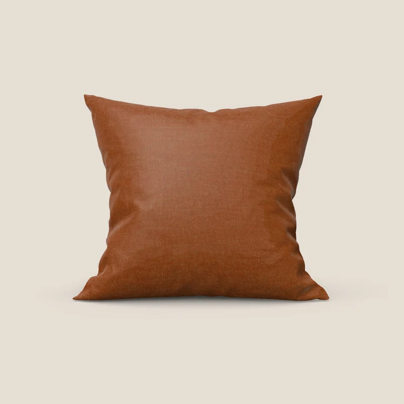 Aspen cuscino in elegante tessuto morbido smacchiabile T17 arancio