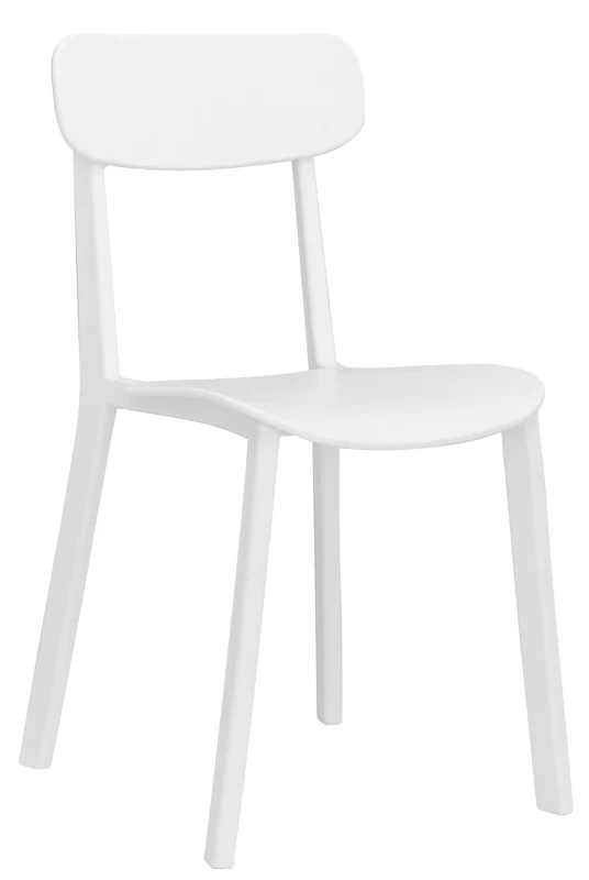 Set da 2 Sedia moderna in polipropilene per living o giardino cm 41x46x80h - vari colori