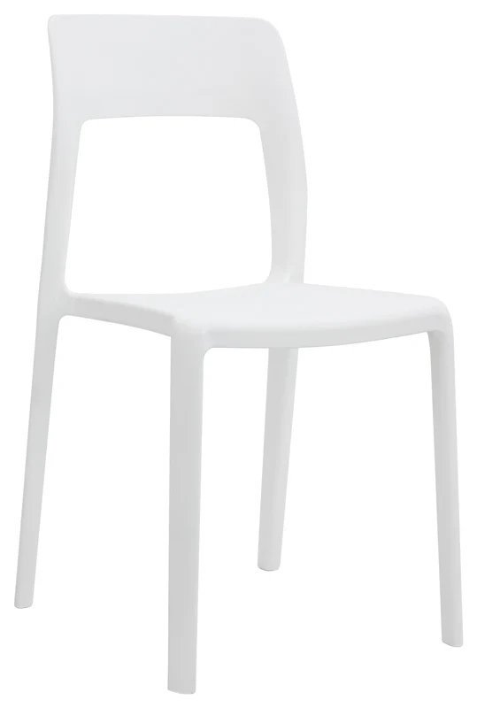 Set da 2 Sedia in polipropilene design moderno per esterno o interno cm 42x40x85h - vari colori