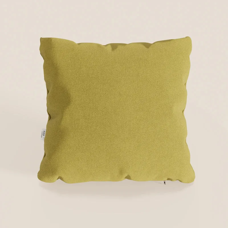 Honey cuscino disponibile in diversi colori realizzato in tessuto simil cotone impermeabile T13 giallo
