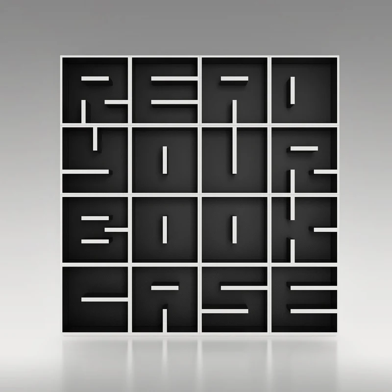 Libreria a cubi da terra o da parete ABC RYBC