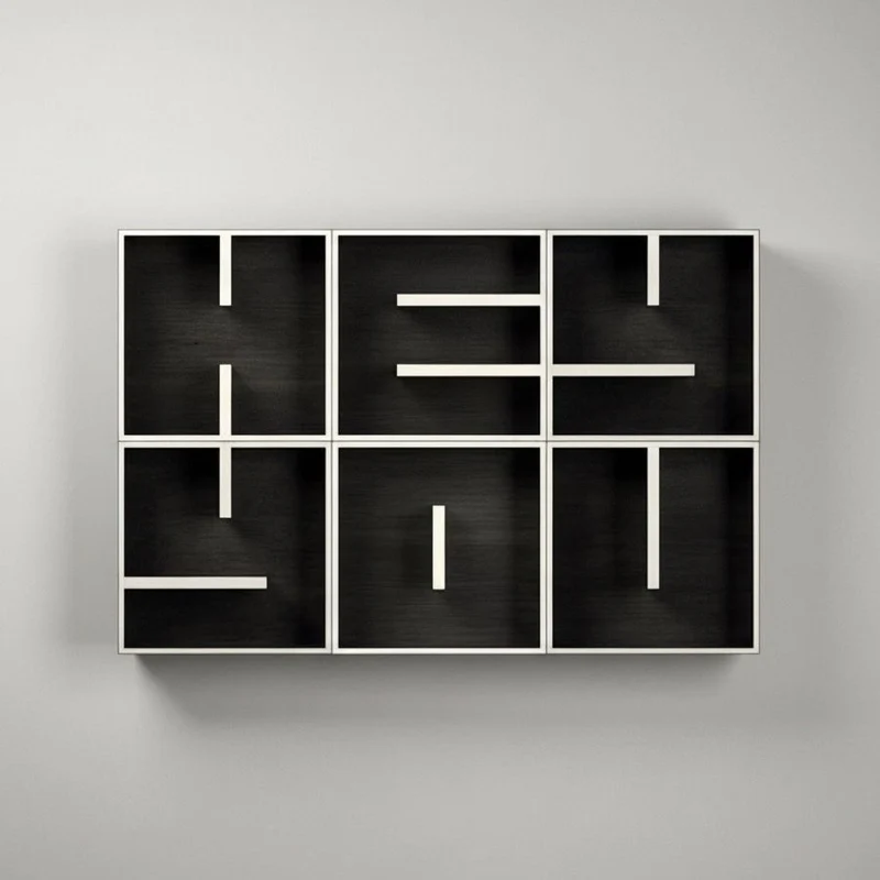 Libreria a cubi componibile lettere alfabeto ABC HEY YOU
