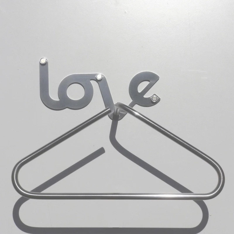Porta abiti design moderno in acciaio Almira