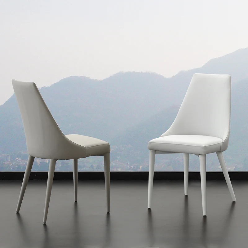 Sinfonia - Set da 4 Sedia imbottita da salotto in ecopelle cm 50x57x91h - vari colori