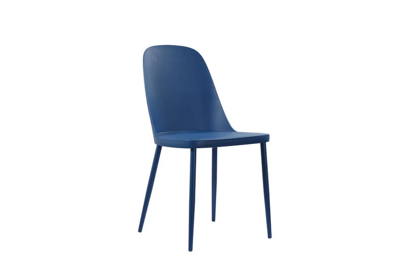Set da 4 Sedia da esterno interno in polipropilene cm 46x55x80h - vari colori