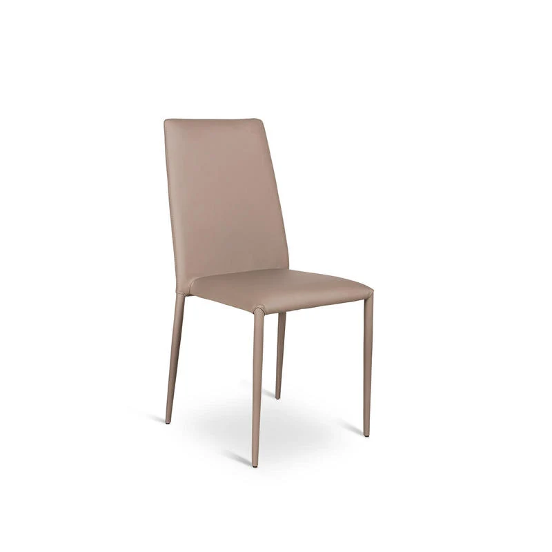 Set da 4 Sedia da sala pranzo moderna in similpelle cm 42x40x96h - vari colori