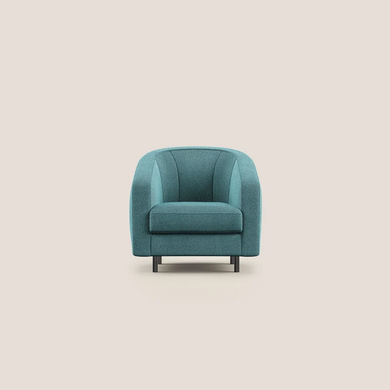 Pandora Poltroncina in morbido tessuto bouclé impermeabile T07 azzurro