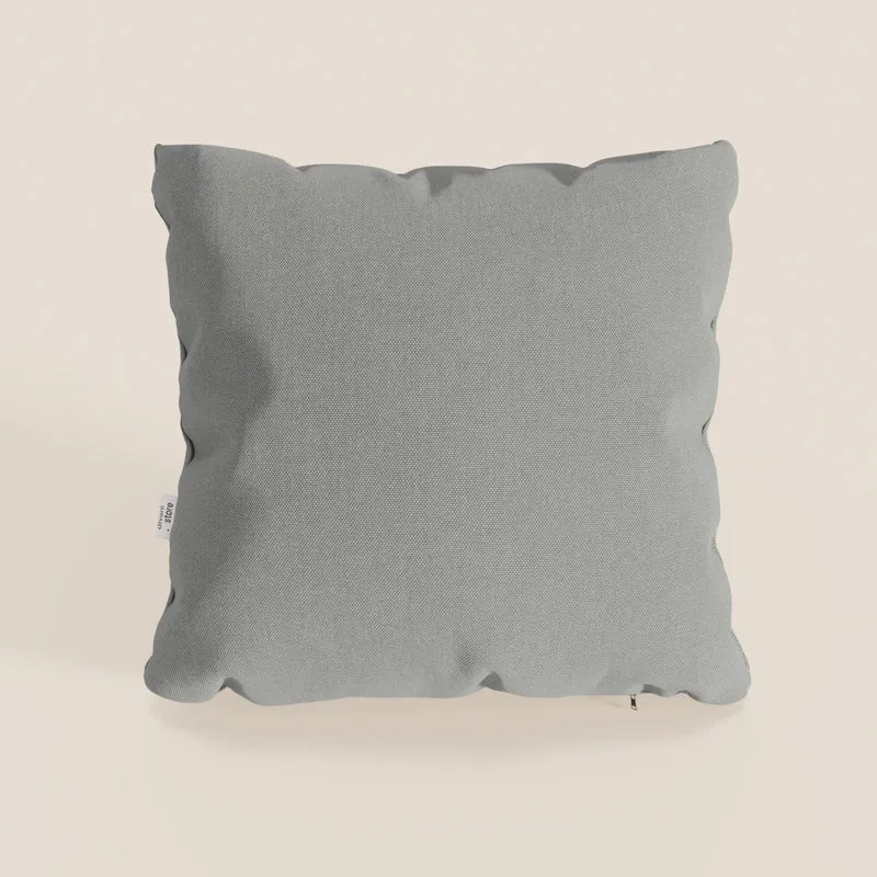 Honey cuscino disponibile in diversi colori realizzato in tessuto simil cotone impermeabile T13 grigio