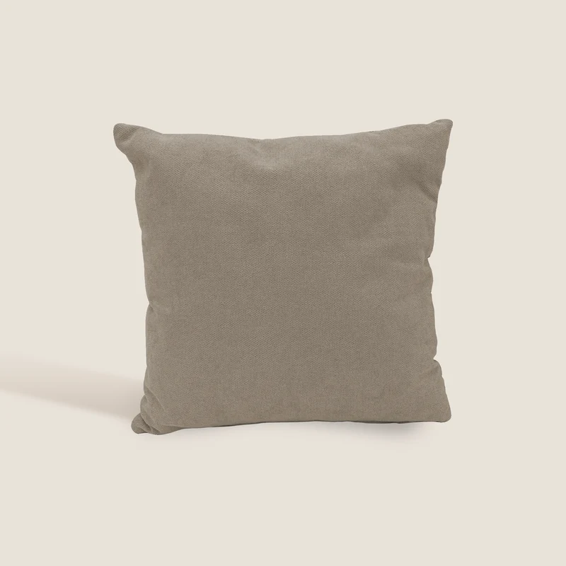 Velluto cuscini quadrati disponibile in diverse colorazioni in velluto impermeabile beige