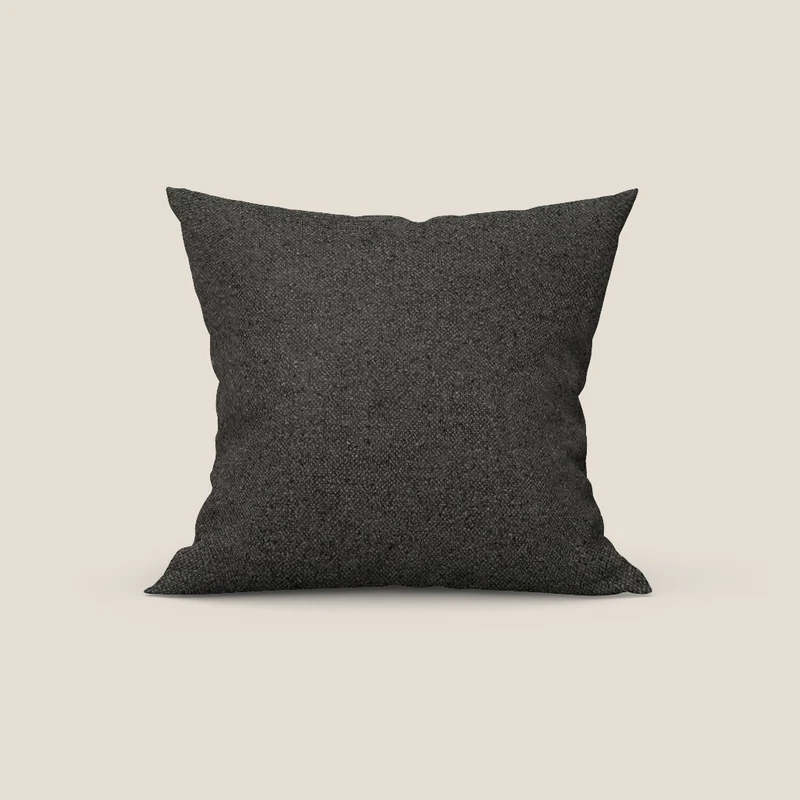 Dalt cuscino disponibile in diversi colori realizzato in bouclé morbido impermeabile T07 antracite