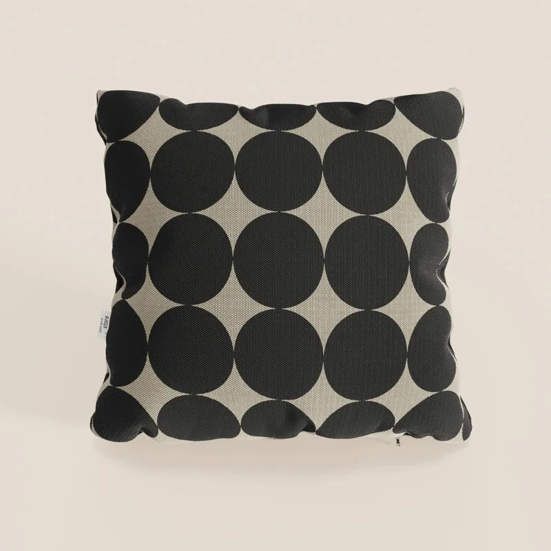 Dot cuscini geometrici disponibile in diversi colori in tessuto Idrorepellente tortora