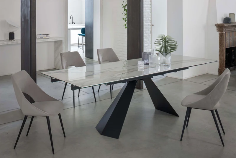 Ragnar Ceramico Plus - Tavolo allungabile piano in ceramica lucido o opaco - vari modelli