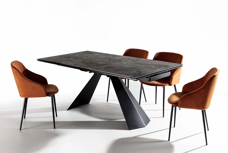 Ragnar Ceramico Classic - Tavolo da soggiorno allungabile piano in ceramica opaco - vari modelli