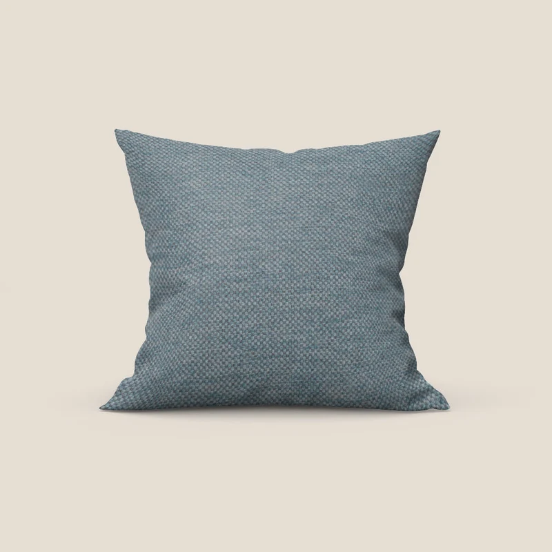 Tauro cuscino disponibile in diversi colori in tessuto misto cotone smacchiabile T18 azzurro