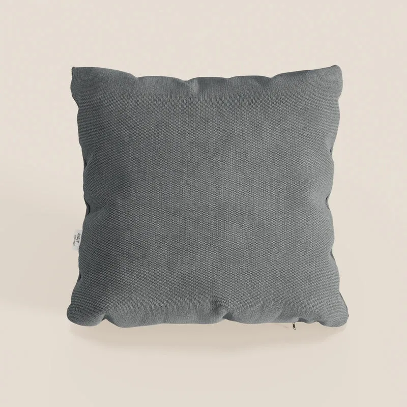 Miami cuscino disponibile in diversi colori realizzato in morbido tessuto impermeabile T14 grigio