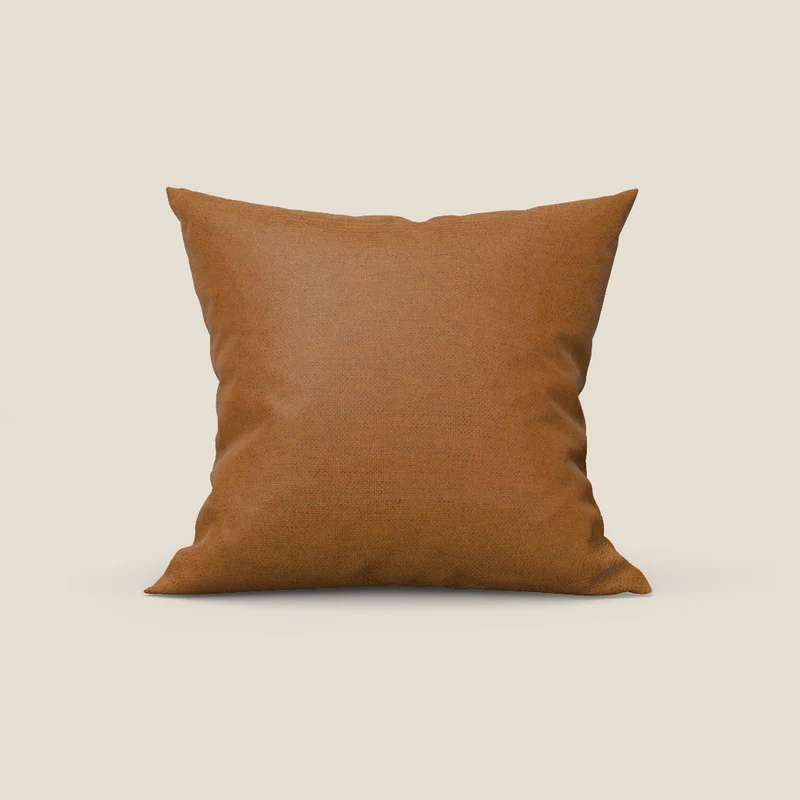 Tobago cuscino disponibile in diversi colori realizzato in tessuto fiammato simil cotone impermeabile T19 arancio