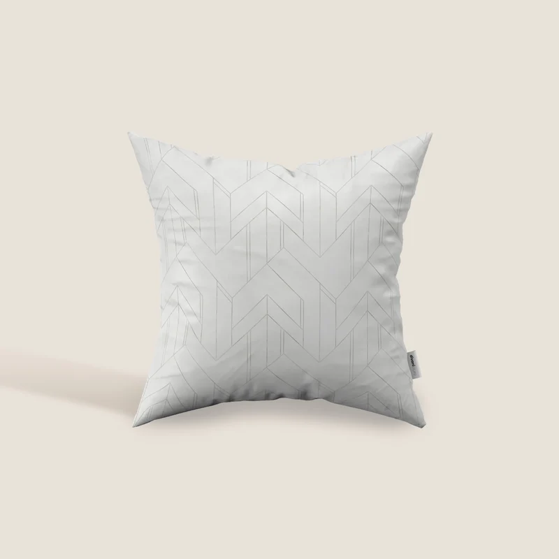 Geometrica cuscini decoro in velluto Impermeabile disponibile in diverse colorazioni bianco
