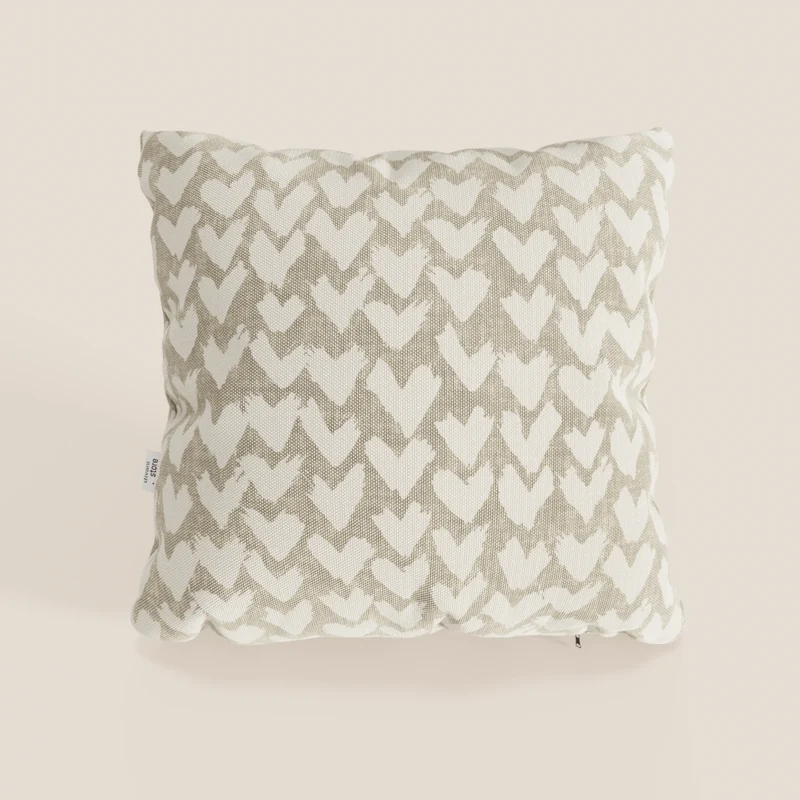 Arrow cuscini geometrici disponibile in diversi colori realizzato in tessuto Idrorepellente beige