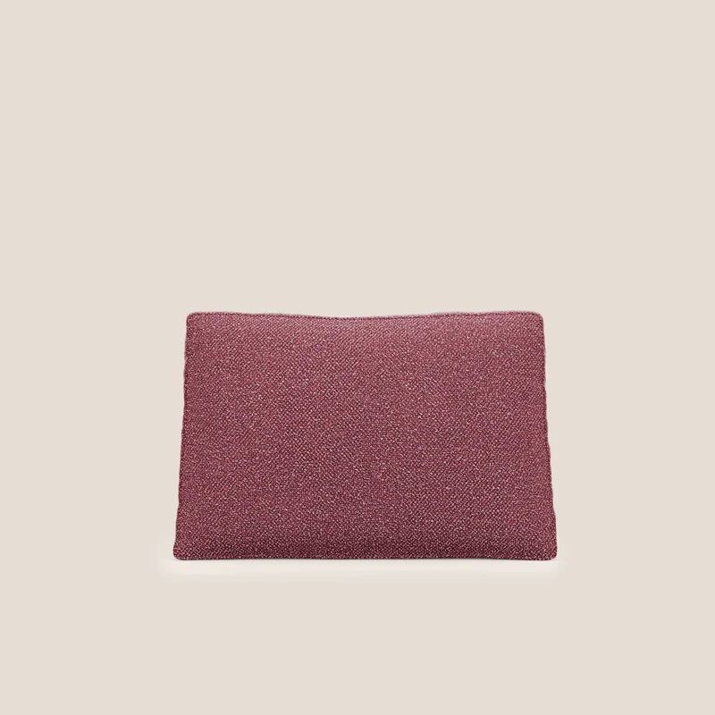 Nettuno cuscino schienale realizzato in tessuto bouclè impermeabile T07 rosso