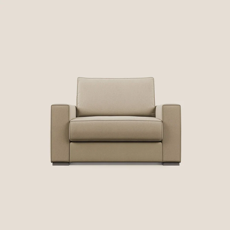 Dream poltrona letto in tessuto smacchiabile T05 beige