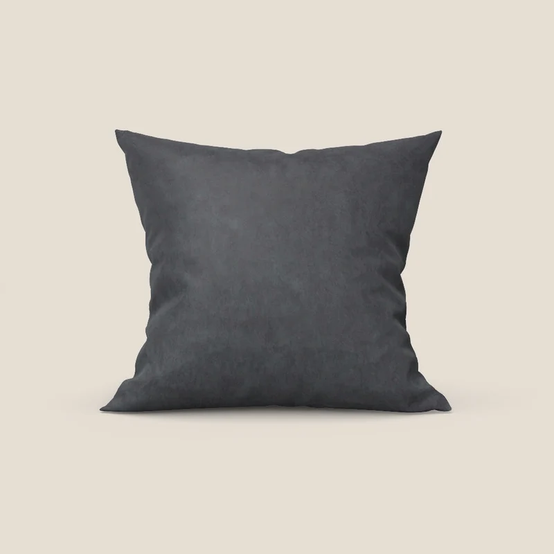 Rotterdam cuscino disponibile in diversi colori realizzato in microfibra effetto velluto raso impermeabile T09 grigio