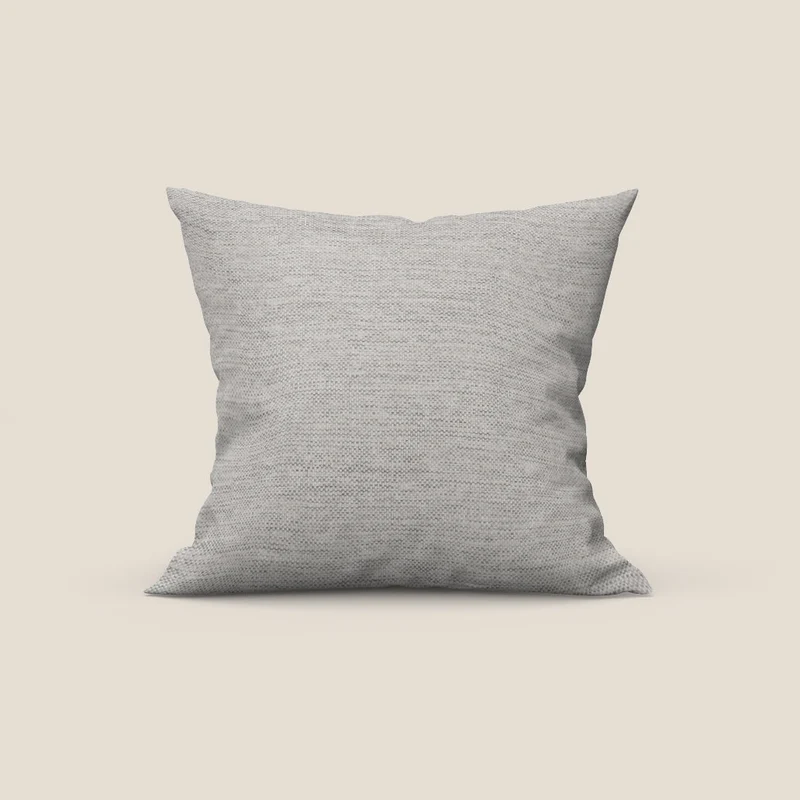 Tobago cuscino disponibile in diversi colori realizzato in tessuto fiammato simil cotone impermeabile T19 panna