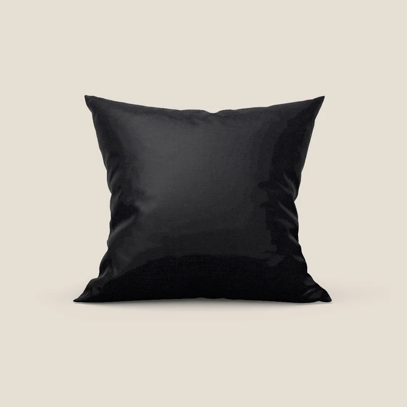 Aspen cuscino disponibile in diversi colori in elegante tessuto morbido smacchiabile T17 nero