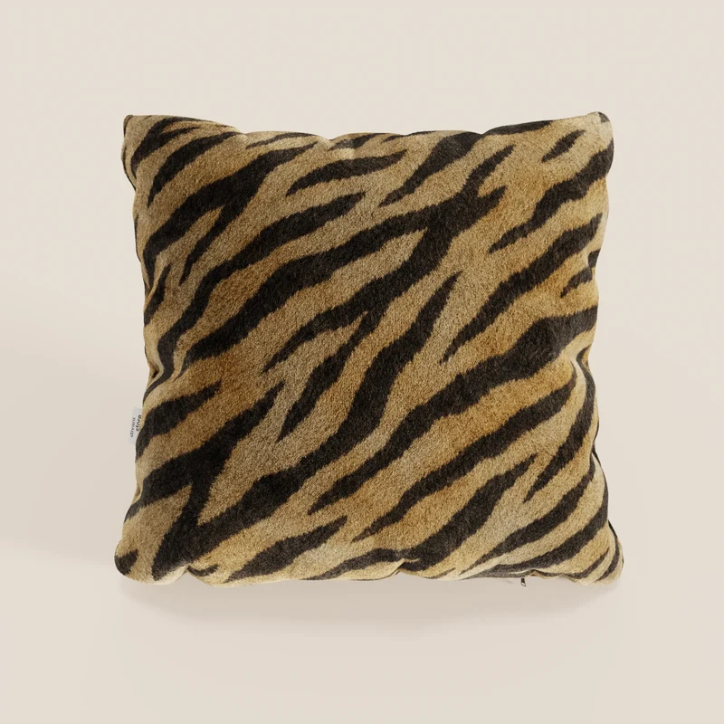 Wild cuscino in collezione Wild in microfibra impermeabile tigre