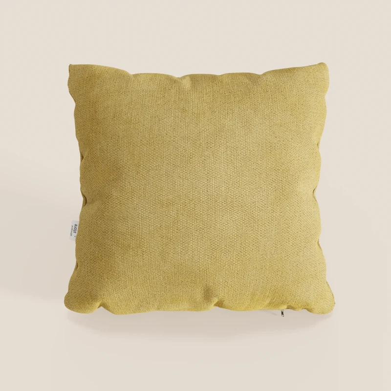 Miami cuscino disponibile in diversi colori realizzato in morbido tessuto impermeabile T14 giallo