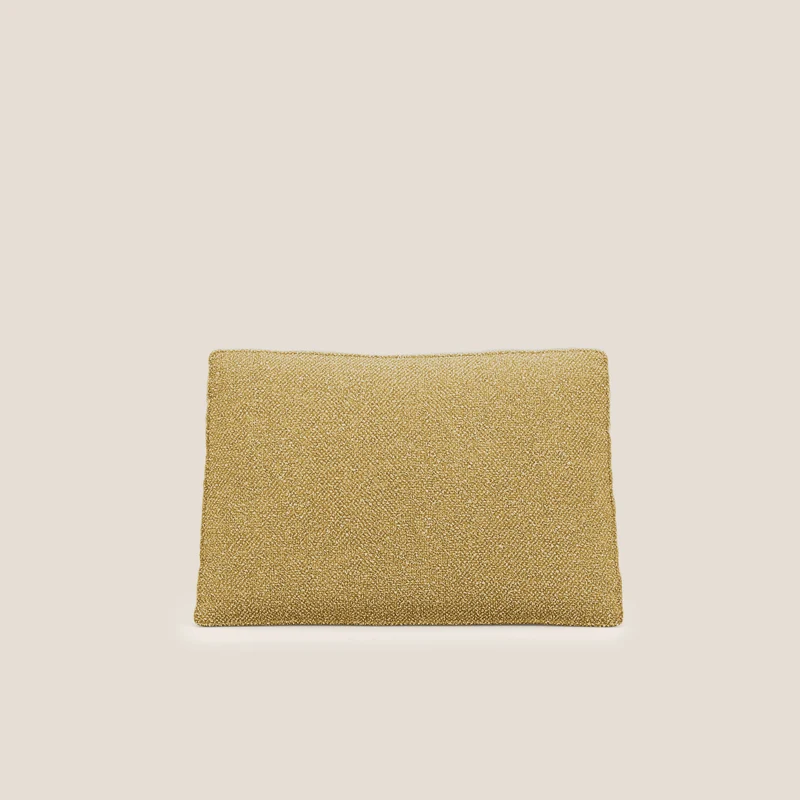 Nettuno cuscino schienale realizzato in tessuto bouclè impermeabile T07 giallo