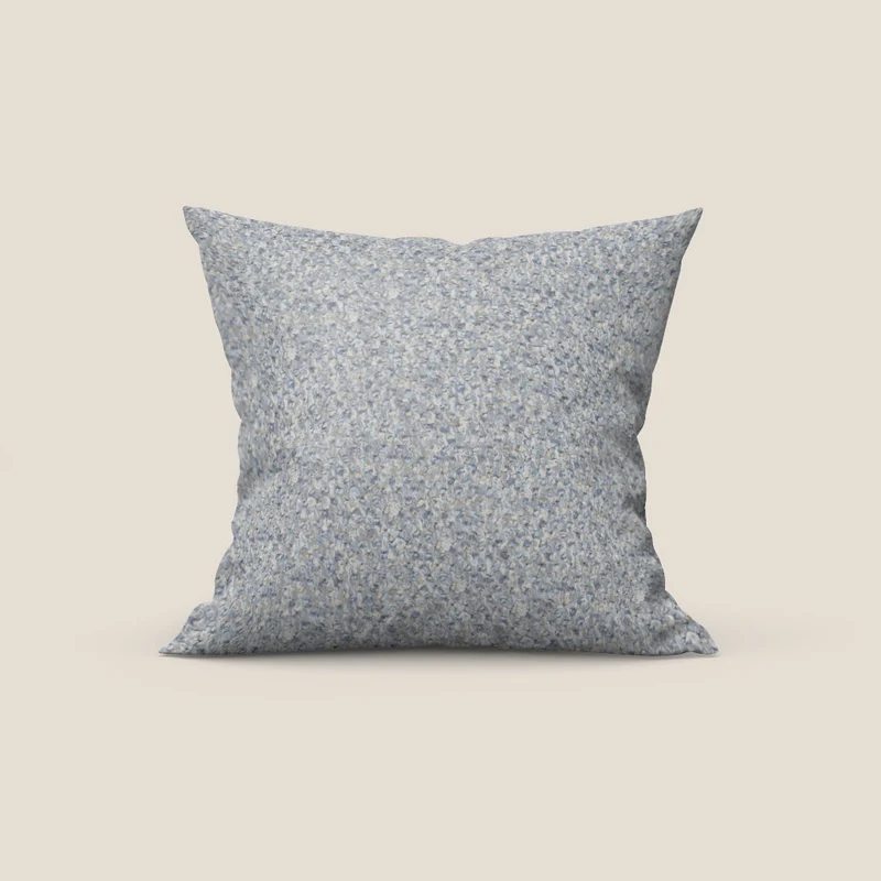 Sonic cuscino disponibile in diversi colori realizzato in pregiato bouclé smacchiabile T12 carta da zucchero