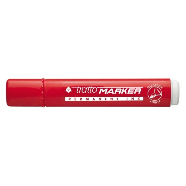 Marcatore permanente Tratto Marker - rosso - Punta tonda - Tratto 1,4-2,8 mm
