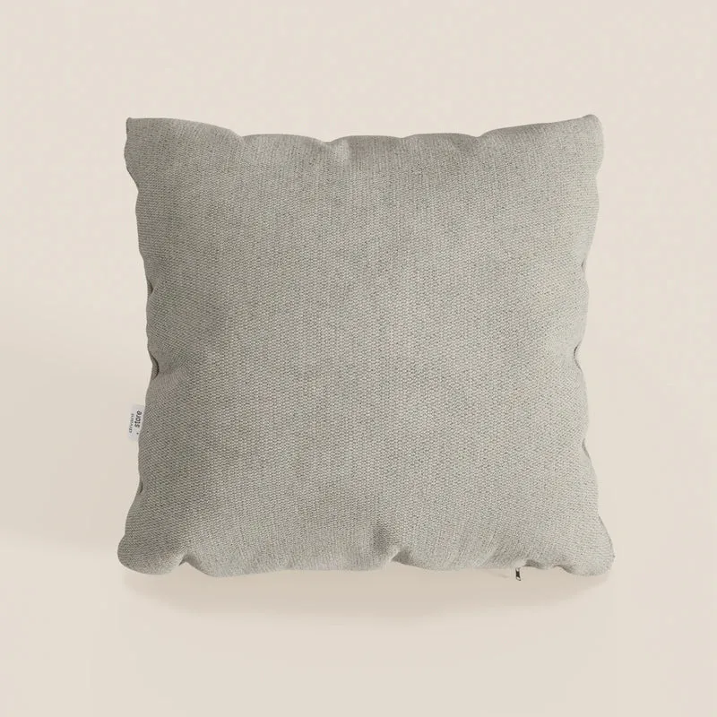 Miami cuscino disponibile in diversi colori realizzato in morbido tessuto impermeabile T14 tortora