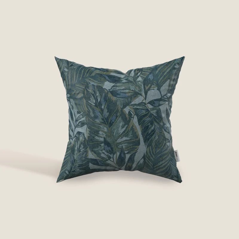 Forest cuscini d'autore in velluto impermeabile disponibili in diverse colorazioni azzurro