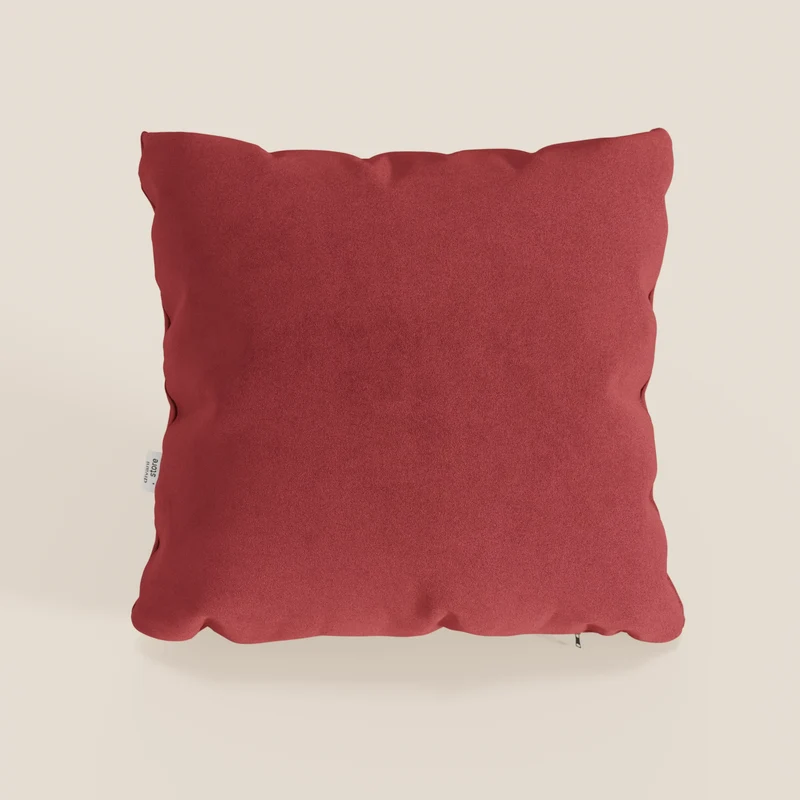 Jazz cuscino disponibile in diversi colori realizzato in microfibra tecnica smacchiabile T11 rosso