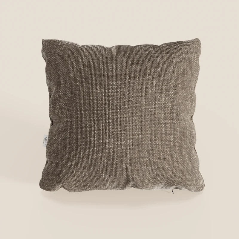 Lyon cuscino disponibile in diversi colori realizzato in morbido tessuto intrecciato impermeabile T06 marrone