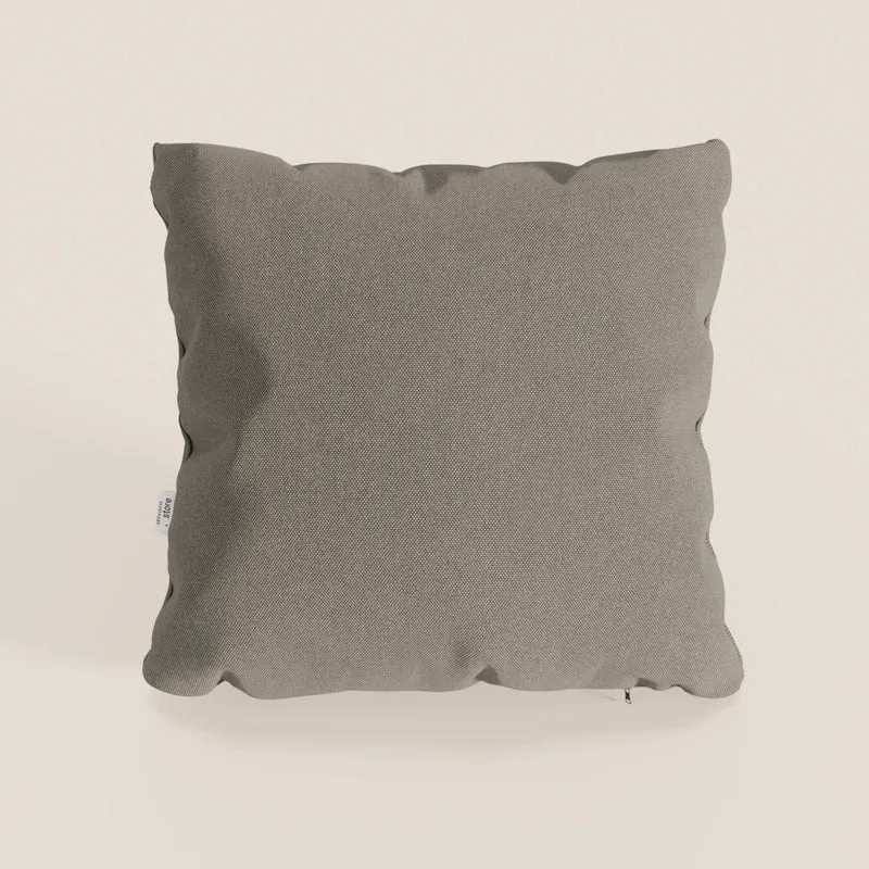 Honey cuscino disponibile in diversi colori realizzato in tessuto simil cotone impermeabile T13 tortora