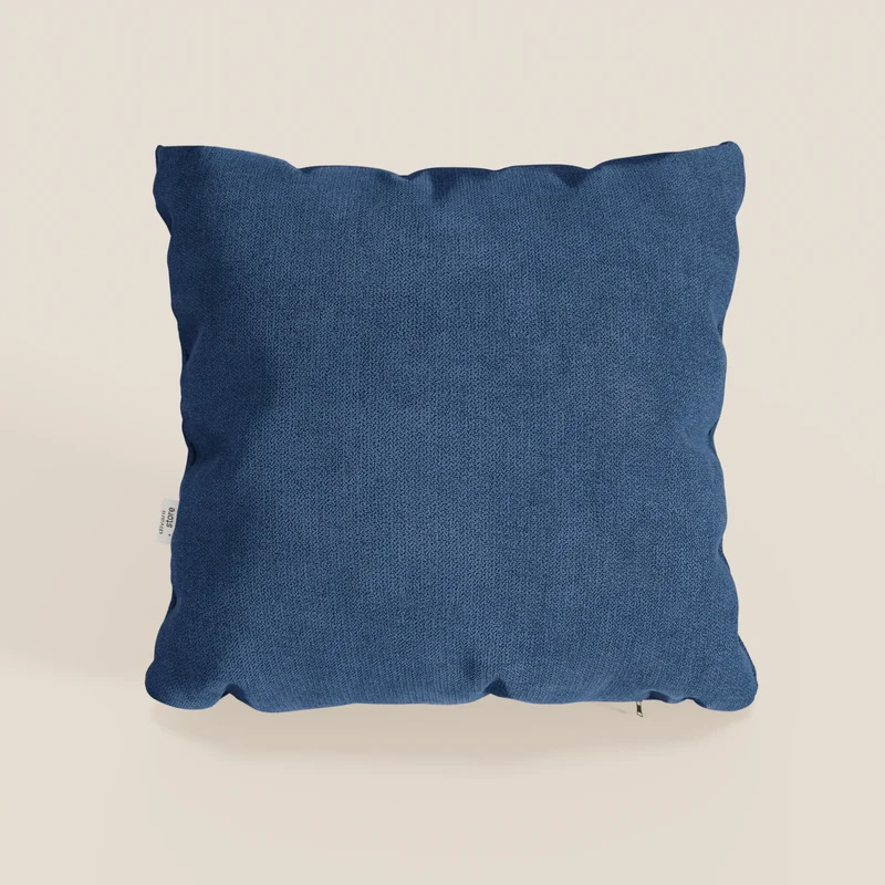 Destiny cuscino disponibile in diversi colori realizzato in tessuto morbido impermeabile T02 blu