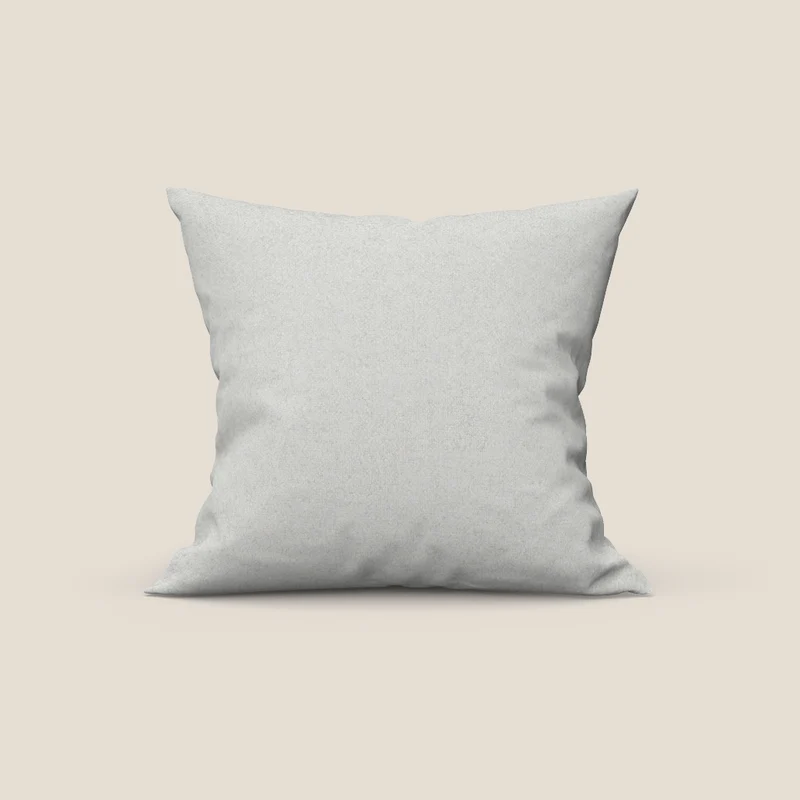 Dalt cuscino disponibile in diversi colori realizzato in bouclé morbido impermeabile T07 bianco