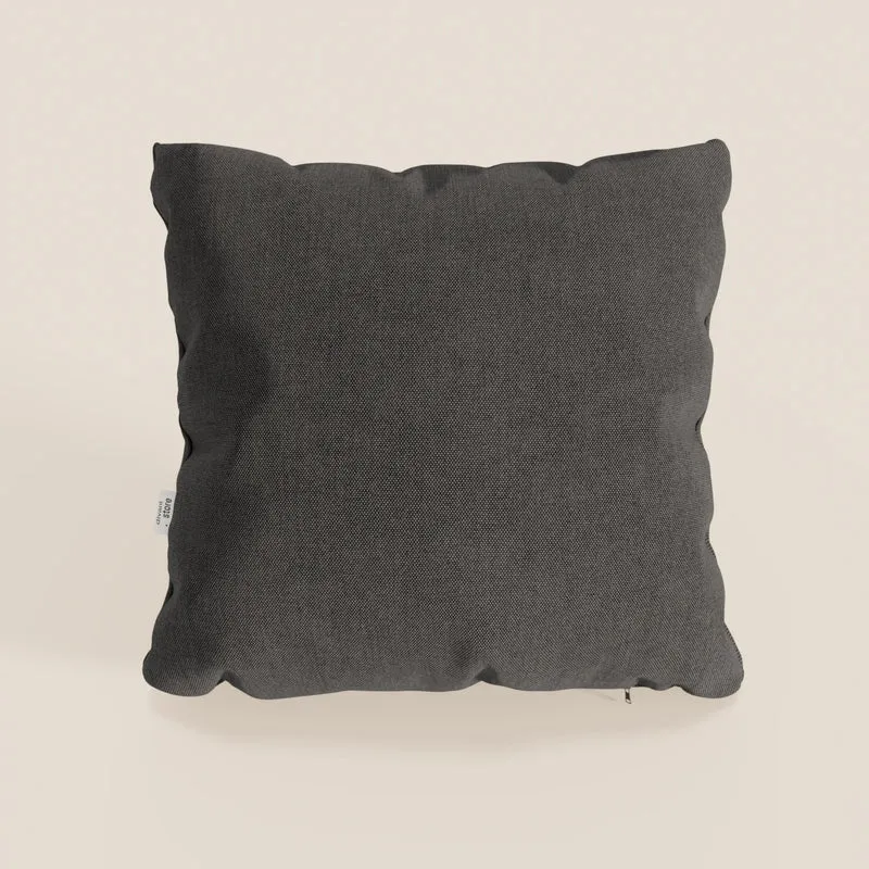 Honey cuscino disponibile in diversi colori realizzato in tessuto simil cotone impermeabile T13 antracite