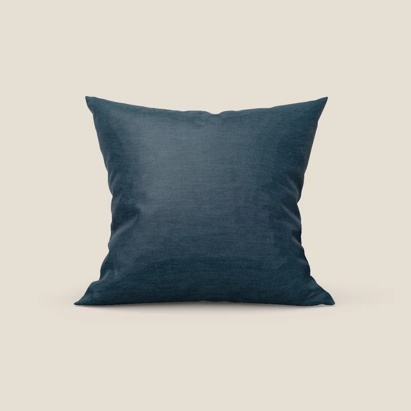 Aspen cuscino disponibile in diversi colori in elegante tessuto morbido smacchiabile T17 blu