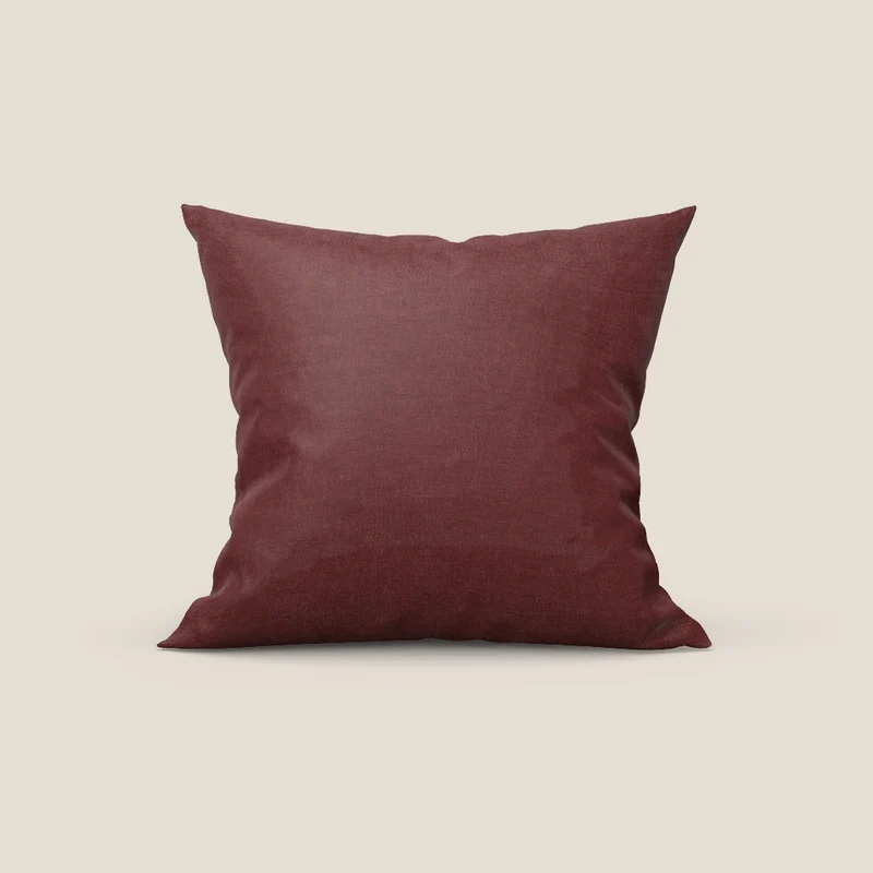 Aspen cuscino disponibile in diversi colori in elegante tessuto morbido smacchiabile T17 rosso