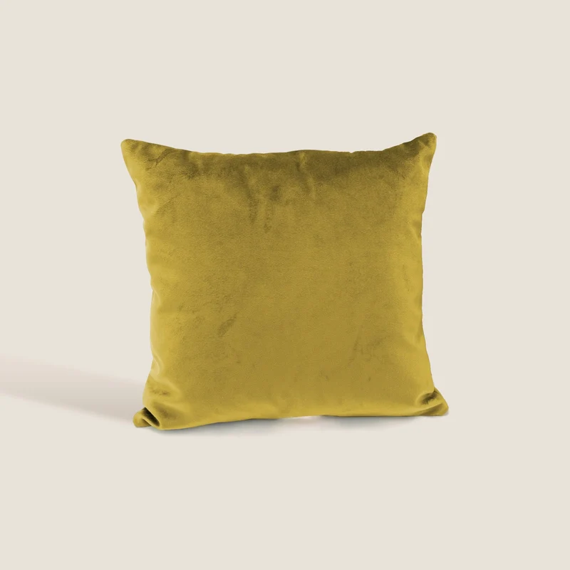 Velluto cuscini quadrati disponibile in diverse colorazioni in velluto impermeabile oro