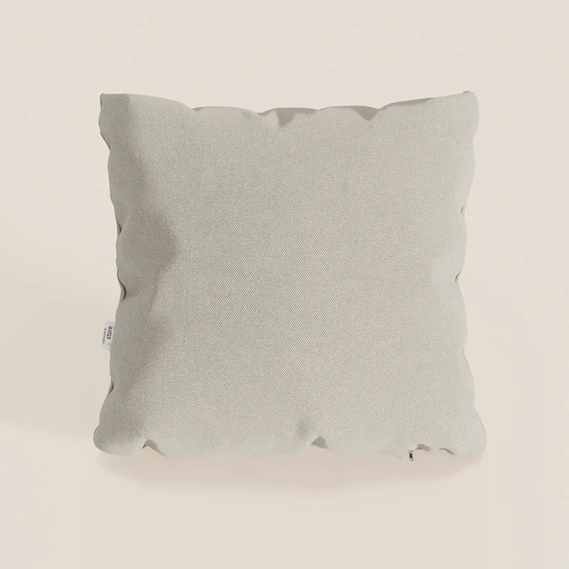Honey cuscino disponibile in diversi colori realizzato in tessuto simil cotone impermeabile T13 panna
