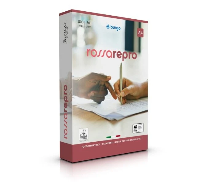 Carta per fotocopie Repro Rossa - f.to A4 - 80 g