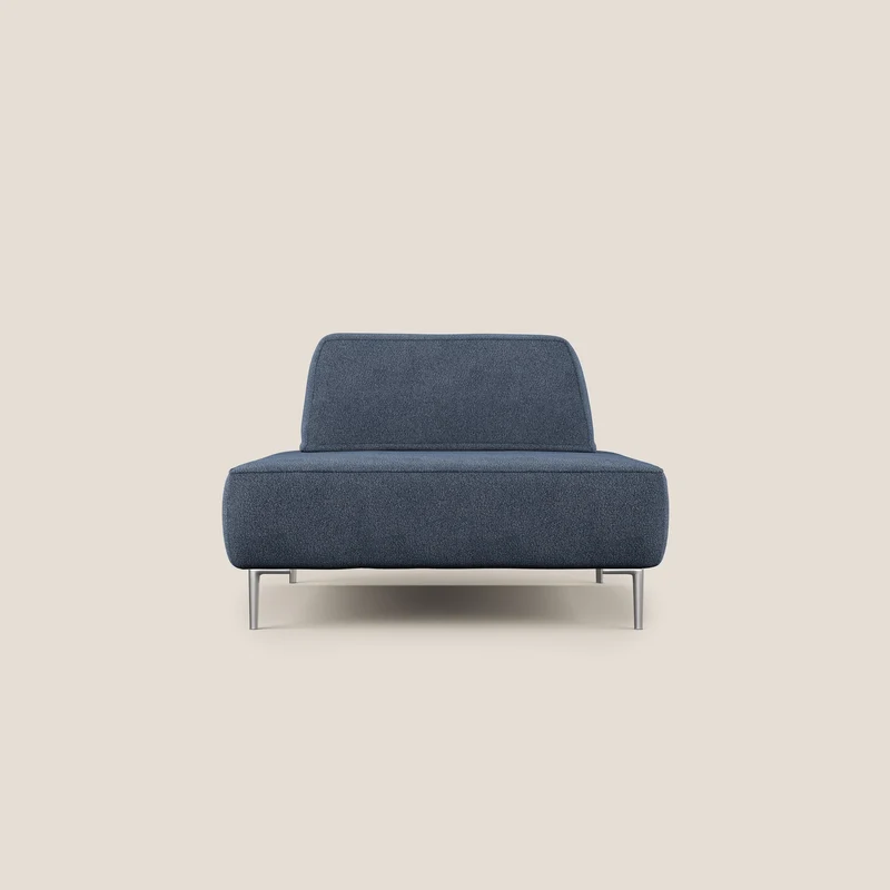 Newton poltrona modulare con schienali movibili T07 blu